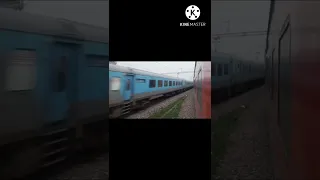 Train no 11407 Pune Lucknow express Overtake New Delhi shatabdi express