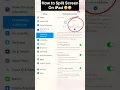 How to Split Screen on iPad