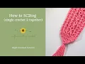 How to SC2tog Single Crochet 2 Together Easy Crochet Decrease for Beginners Right Handed