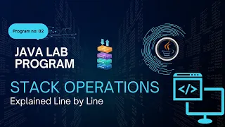 VTU Java Lab Program 2 Stack Class Implementation Push Pop Display Easy Java OOP Guide 2025