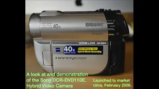 Sony DCR DVD110E Hybrid Handycam