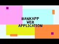 BankApp Web Application Angular 8