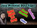 Java Programming 16 - Primitive Data Types Java by Sudha