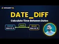 DATE - DIFF TIMESTAMP