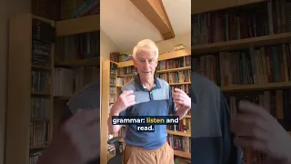 Focus on reading and listening rather than worrying about grammar. #languagelearning #grammar