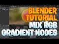 Blender beginner series No 146 - Gradient with MixRGB and Layer Weight nodes