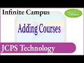 Adding Courses to the Master Schedule