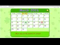 Starfall Daily Calendar - March 3 2026