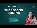 The Second Coming Explained W B Yeats NibblePop Monami Mukherjee