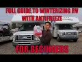 Full for Beginners How to Winterize your RV with Antifreeze E-350 Thor Majestic 23A