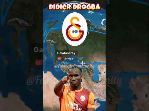 Dide Drogba 🇮🇪🚩⚽ Football Journey#ronaldo  #FootballJourney   #drogba   #footballFootballJourney