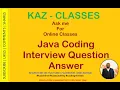 Swap Number Java Coding Interview Question SDET Selenium Automation Experience Question