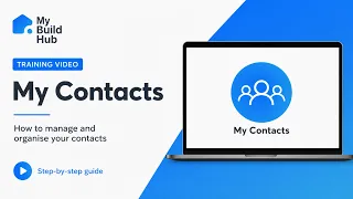 My Contacts - My Build Hub Training