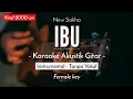 Download Lagu Ibu - New Sakha (Karaoke Akustik | Female Lower Key)
