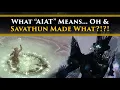 Destiny 2 Lore - Explaining Aiat Also Savathun MADE WHAT This can only mean trouble