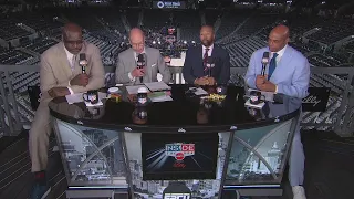 FULL INSIDE THE NBA | Wemby misses on final shot as Knicks seize 2-0 Finals lead over Spurs