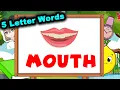 5 letter Words Five Letter Words for Kids Learn 5 Letter Words in English Read 5 Letter Words