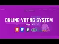 Online Voting System using Php and Mysql Part - 7 environment and Download Xampp
