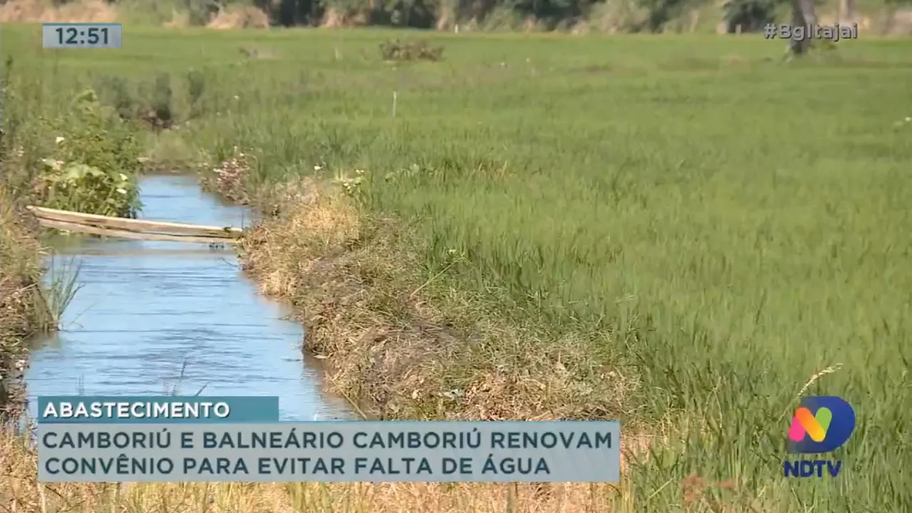 Camboriú e Balneário Camboriú renovam convênio para evitar falta de água