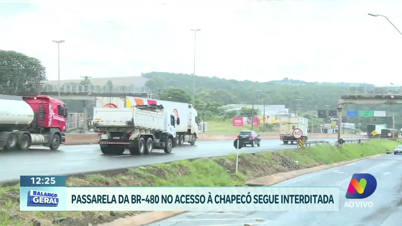 BR-480: Detalhes da Queda da Passarela