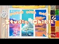 Painting Studio Ghibli Scenes with Gouache// 🌻blah_rie 🌻