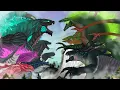 Download Lagu Godzilla VS Biollante FULL PART : King Titan ,Sea Eater, Biozilla and Monster Animation Compilation