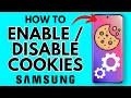 How to Enable Disable Cookies on Samsung Internet - 2023