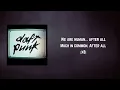 Daft Punk - Human After All (Lyrics)