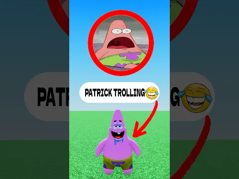 ROBLOX PATRICK TROLLING 😂 #robloxshorts #robloxmemes #roblox #robloxedit #robloxedits