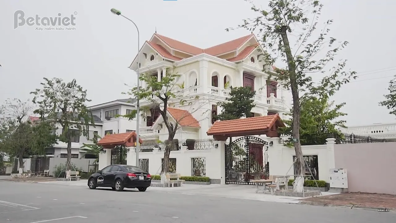 Siêu sang trọng thiết kế biệt thự 3 tầng tân cổ điển tại Bắc Ninh