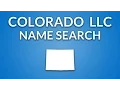 Colorado LLC - Name Search