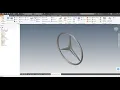 Autodesk Inventor Mercedes Benz Logo Design