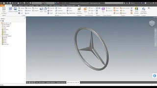 Autodesk Inventor Mercedes Benz Logo Design
