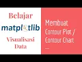 Matplotlib 14 Belajar Contour Plot Contour Chart Belajar Matplotlib Dasar Visualisasi Data