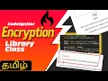 Codeigniter 3 Libraries - Encryption Class in Tamil Encryption and Decryption JVL code