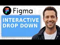 How to Create a Fully Interactive Drop Down Menu in Figma UI Animation Tutorial