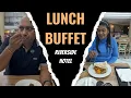 Lunch buffet special at Riverside Hotel Hotel lunch offerings South African YouTuber