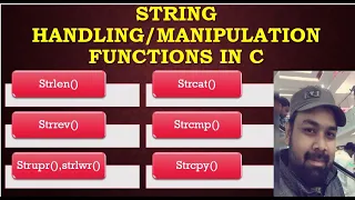 String Handling Functions in C Comprehensive Tutorial