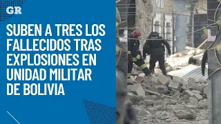 Son tres los fallecidos tras explosiones en Bolivia