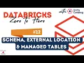 12 Schemas with External Location in Unity Catalog Managed Table data Location in Unity Catalog