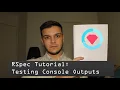 RSpec Tutorial Testing Console Outputs creating a custom Matcher