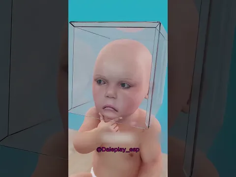 Se le podria Convertir la cabeza Cuadrada a un Bebe