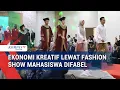 Lagu Ekonomi Kreatif Kampus: Fashion Show Inovasi Mahasiswa UM Surabaya