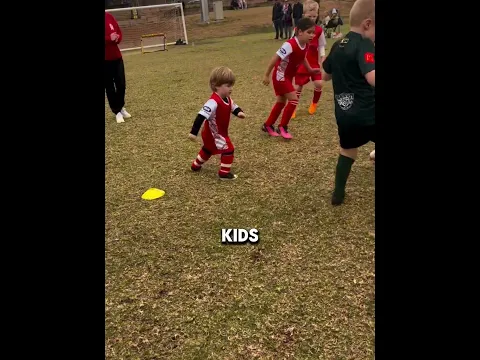 This Little Boy Played His First Soccer Game 🥹⚽❤️