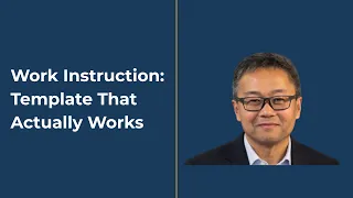 Work Instruction Template That Actually Works