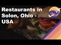 Restaurants in Solon Ohio - USA
