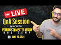 Q A - Python and Computer Vision