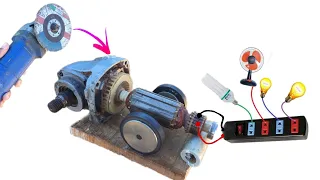 I Turn Angel Grender Into A Powerful 220v Generator 