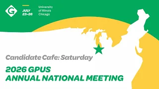 Candidate Cafe Saturday