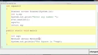 Creating non-void method without parameters